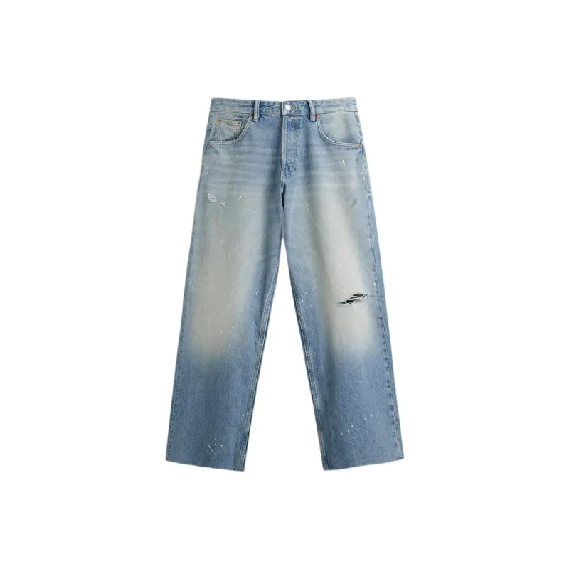 ZARA Jeans Men Light Blue-0