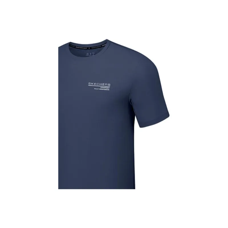 Skechers T Shirt Men's Marine Collegiate Blue-2