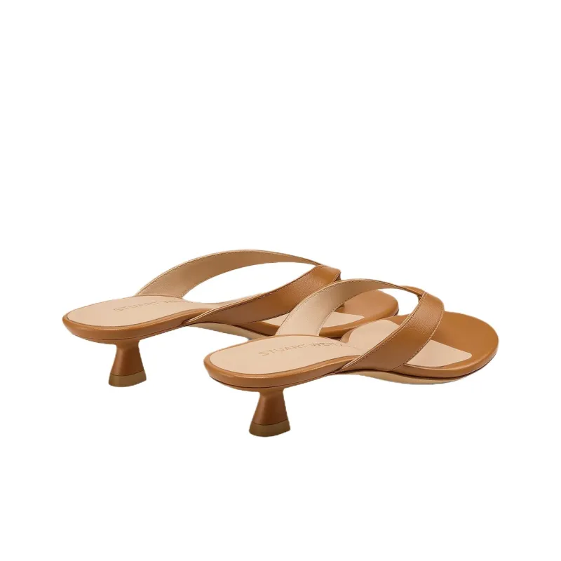 Stuart Weitzman/SW Flip Flops 3.5cm Women's Brown-3