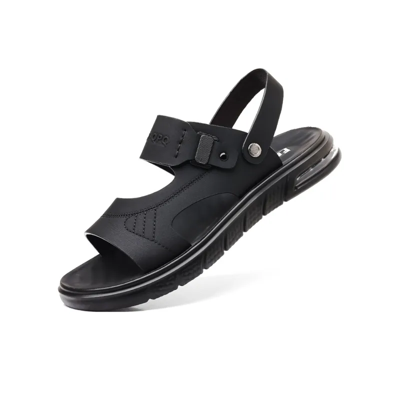 Bindu Beach Sandals Men Black, Brown-1