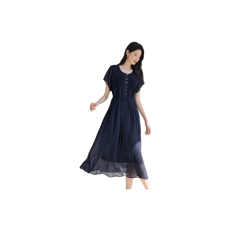 IHIMI Short Sleeved Dress Women's-0