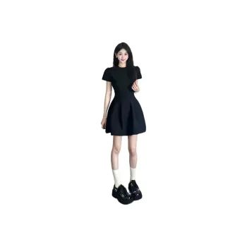 XIANSINIAO Short Sleeved Dress Women's