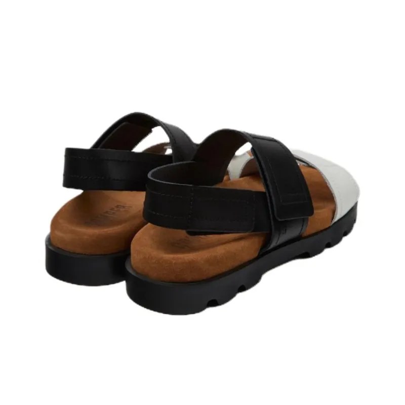 CAMPER Brutus Sandal Beach Sandals Women's Black White-1