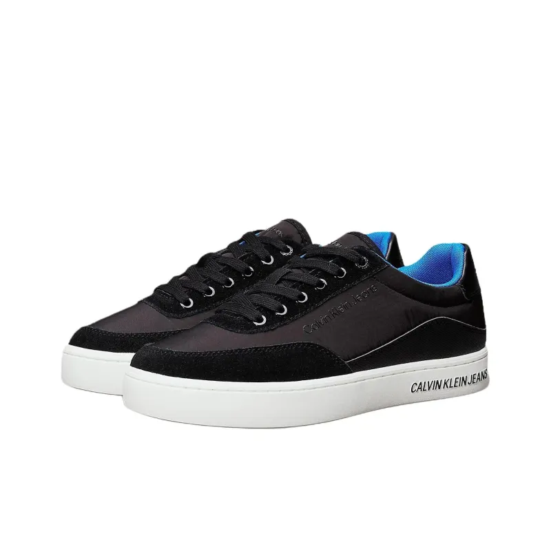 CKJ CALVIN KLEIN JEANS Low Top Skateboard Shoes Men's Black-2
