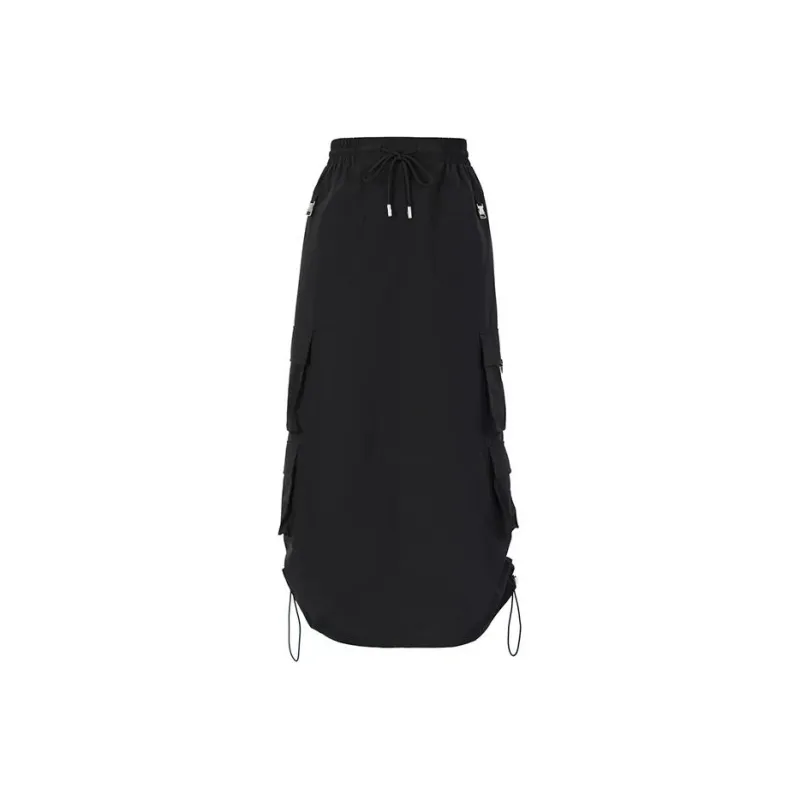 CALVINLUO Casual Long Skirt Women's-1