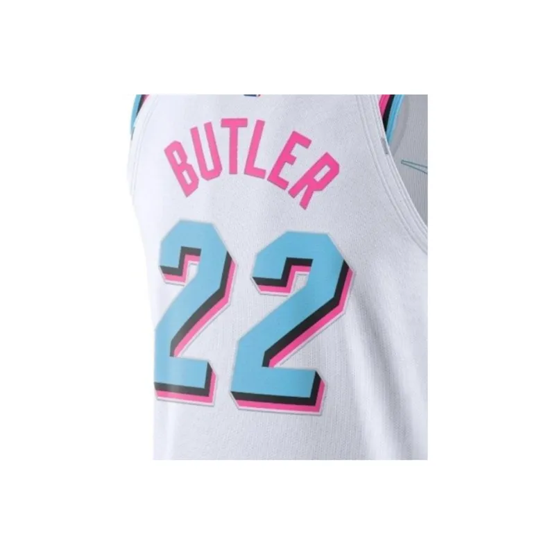 Nike x NBA Heat Team SS25 Basketball Jersey Men's White-3