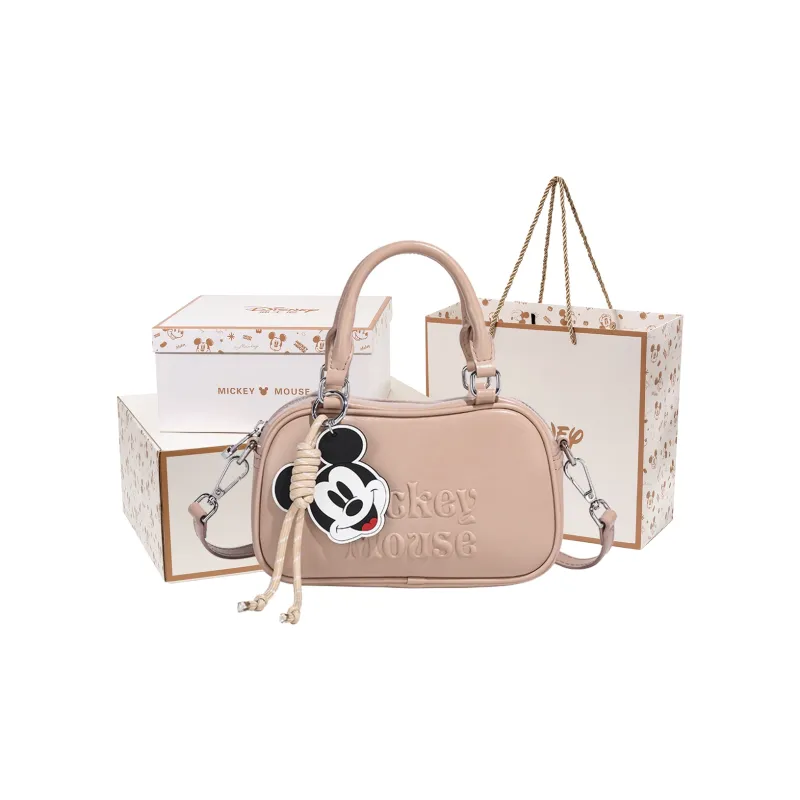 Disney Mickey Series PU Bowling Bag, Shoulder Bag, Crossbody Bag, Handbag Women's Multicolor-5
