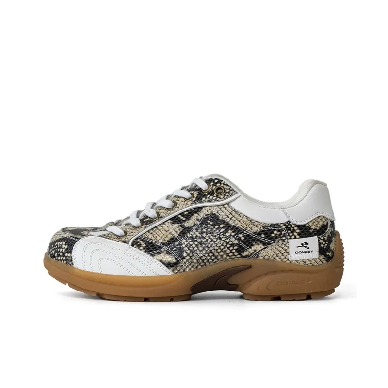 Mule Donkey Low Top Casual Shoes Unisex Snake Skin Print-0