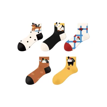 Gentle Welcome Ankle Socks Women's 5 Pack