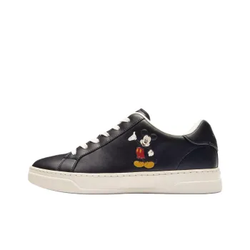 Disney x COACH Highline Low Top Skateboard Shoes Women's Black