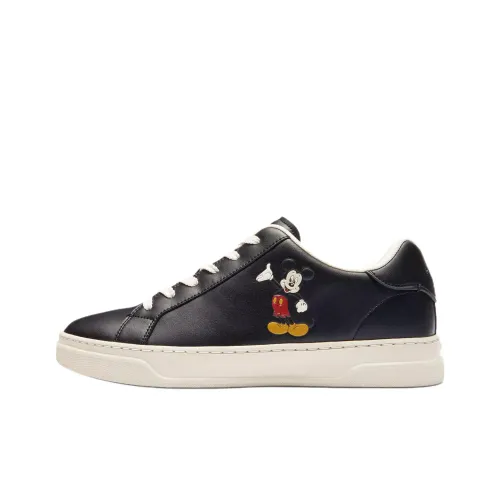 Disney x COACH Highline Low Top Skateboard Shoes Women's Black
