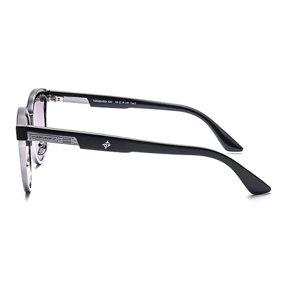 THE OWNER Plate Frame Round Sunglasses Unisex-5