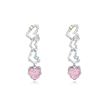 COPI S925 Sterling Silver Stud/Synthetic Cubic Zirconia Stud Earrings Unisex