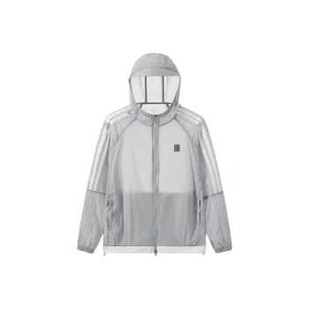 361° Breathable UV Protection Quick Dry Sun Protection Clothing Unisex Cyan Brick Gray