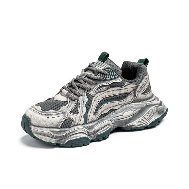 HACKBUTEER Low Top Chunky Sneakers Men's Box Included-6