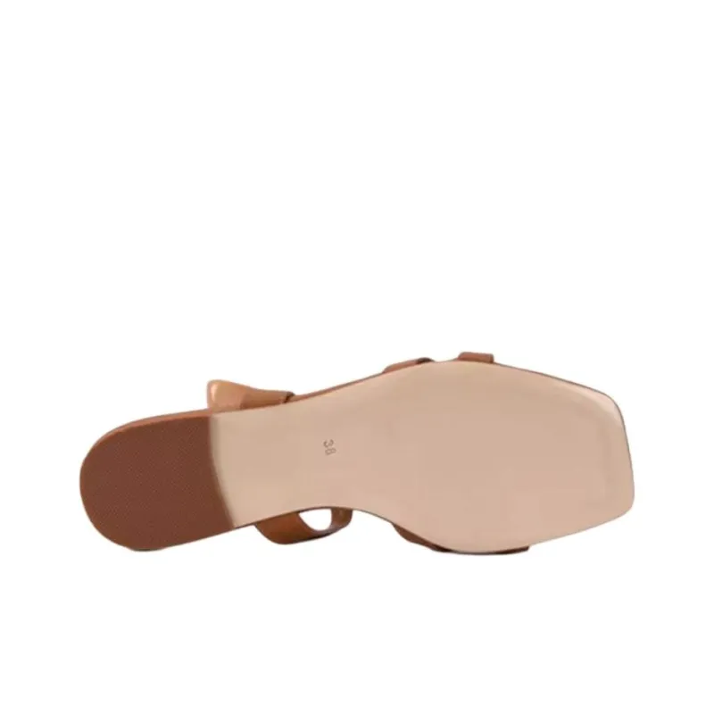 COCCINELLE Slip Resistant Slide Slippers Women's Caramel-3