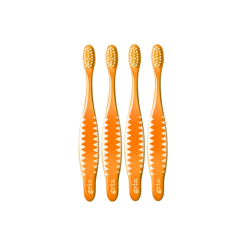 Grin Soft Bristle Super Fine Small Tip Toothbrushes-12