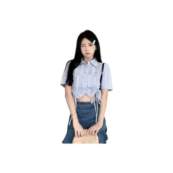 Flowers in water Shirts Women's Blue