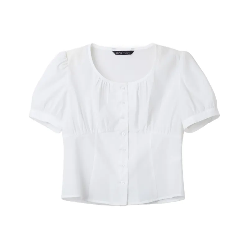 SPAO Chiffon Shirts Women's-0