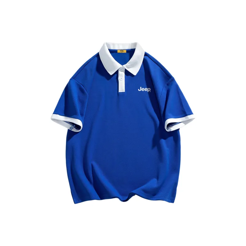 Jeep Short Sleeved Polo Shirt Men's-17