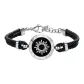 Single: Leather Cord Silver-Sun