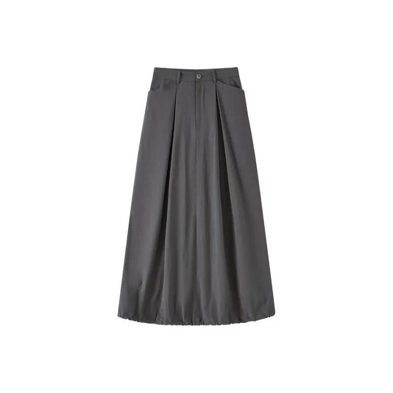 TAGEECHITA Casual Long Puffy Floral Skirt Women's-4