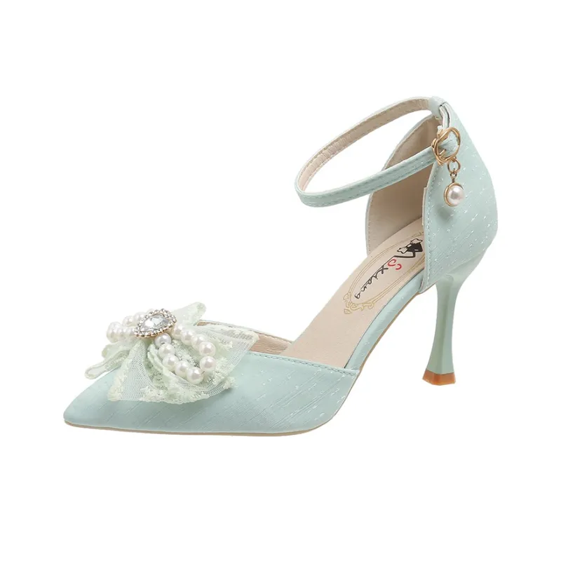 Alxnan Slim Heel High Heels Women's-17