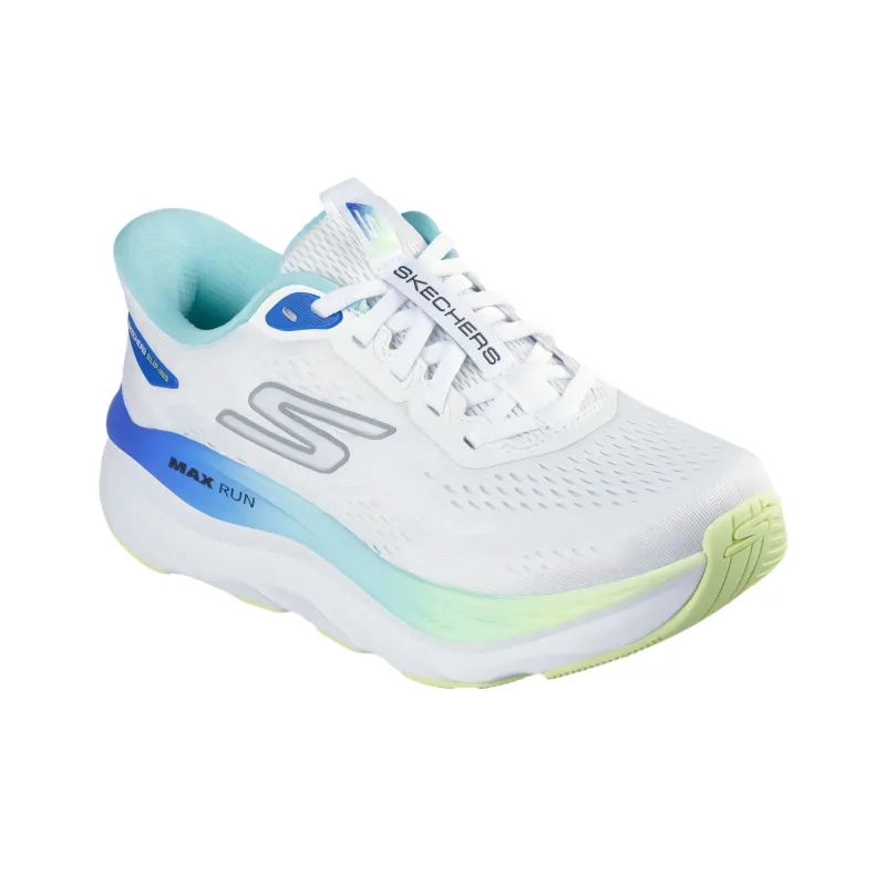 Skechers Max Cushioning Low Top Running Shoes Women's White-1