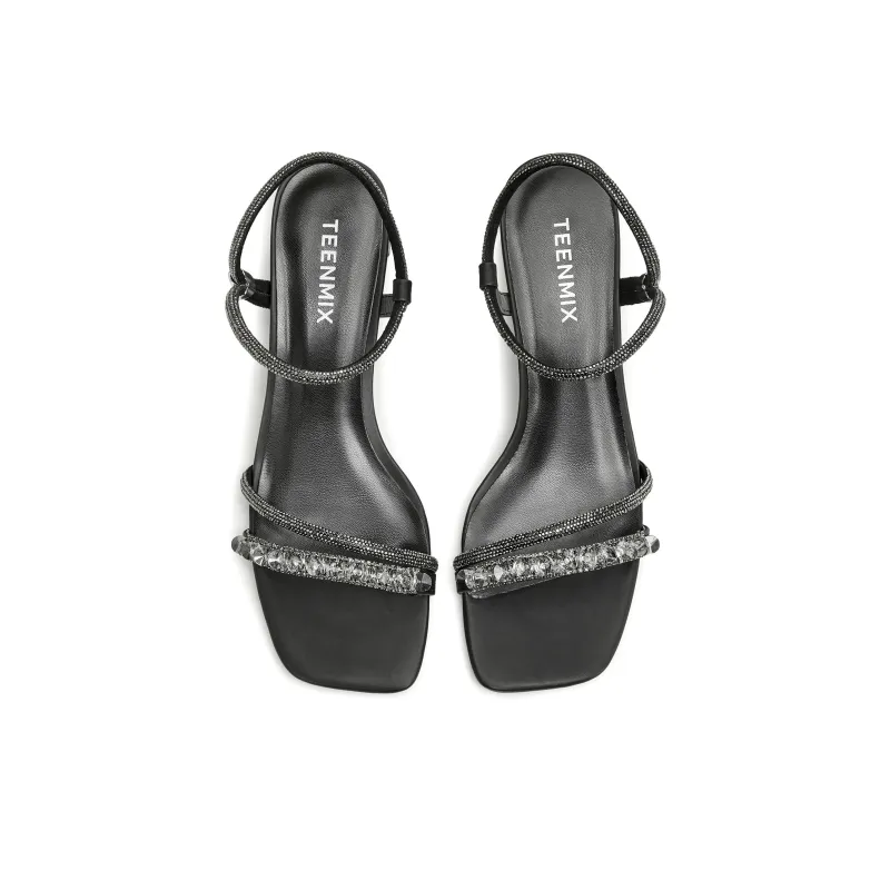 Teenmix Crushed Ice, Fairy Drag One Strap Sandals 6cm Women's-17