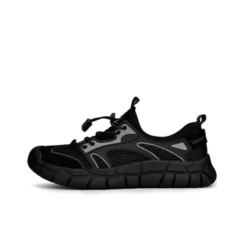 TELENT Cushioning And Breathable Low Top Casual Shoes Men's Black