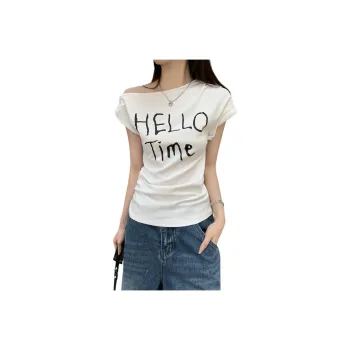 Mu Xiao Xin T Shirts Women's White