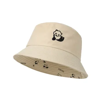 FREE RABBITⅡ Summer Travel Fashion Versatile Large Brim Sun Protection Bucket Hats Unisex