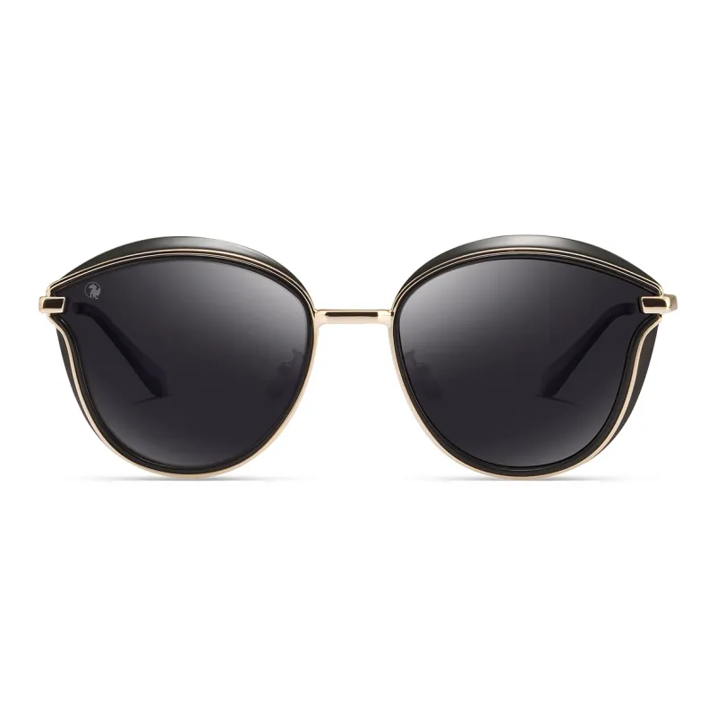 VEGOOS TR/Memory Plastic Metal Cat Eye Sunglasses Women's-1