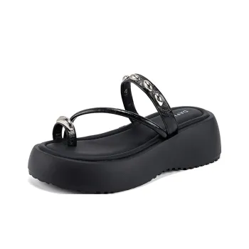 DAPHNE Cut Out Slide Slippers Women's