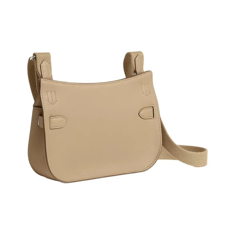 HERMES Jypsiere Swift Calfskin Crossbody Bag, Shoulder Bag Mini Women's Khaki-2