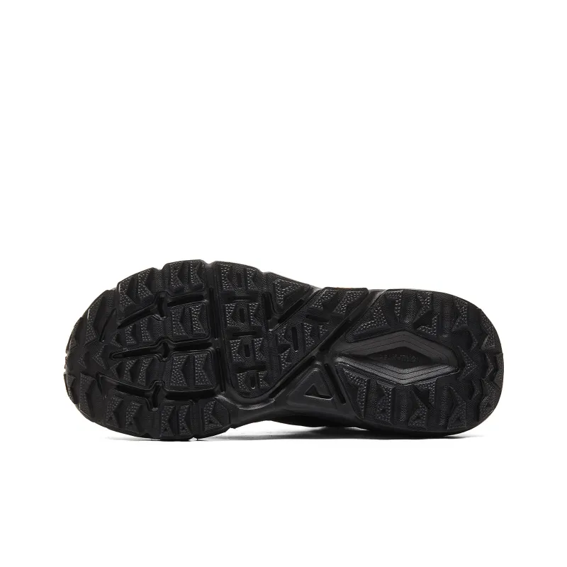 PEAK Cushioning, Slip Resistant, Rebound Low Top Running Sandal Men's All Black-5