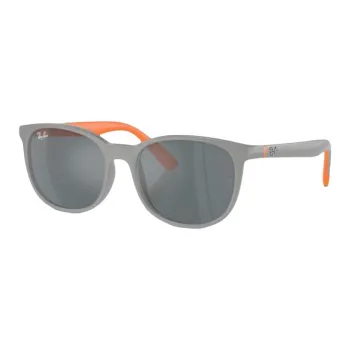 RayBan Injection Molded Square Sunglasses Kids' Gray