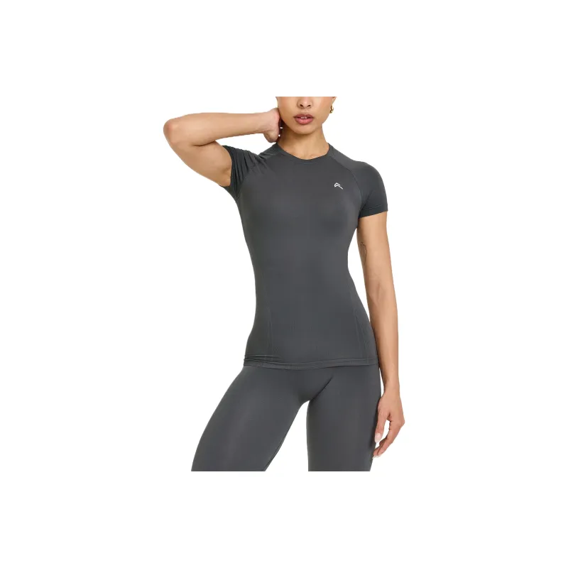 ONER ACTIVE Raglan Sleeve T Shirt Women's Gray-0