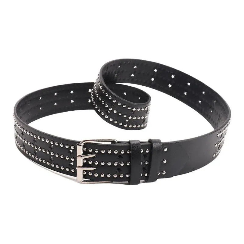 JEANSWEST PU Leather Belts Men's 2.8CM-1