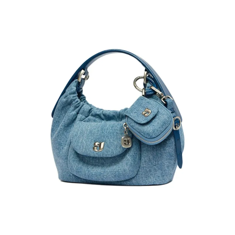KUNOGIGI Fabric Handbag Women's Denim Blue-6