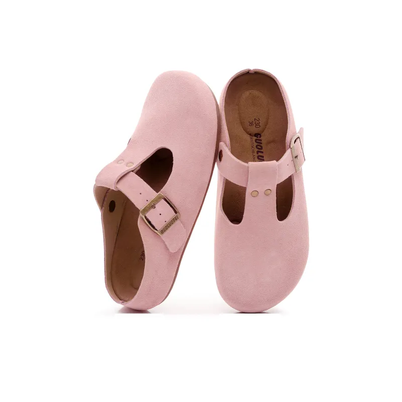 Golofi Rubber Sole Slip Resistant Closed Toe Slippers Women's-20