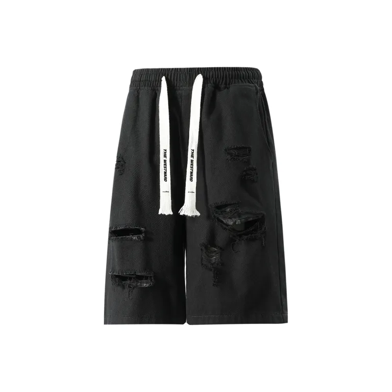 Journey To The West Denim Shorts Unisex-5