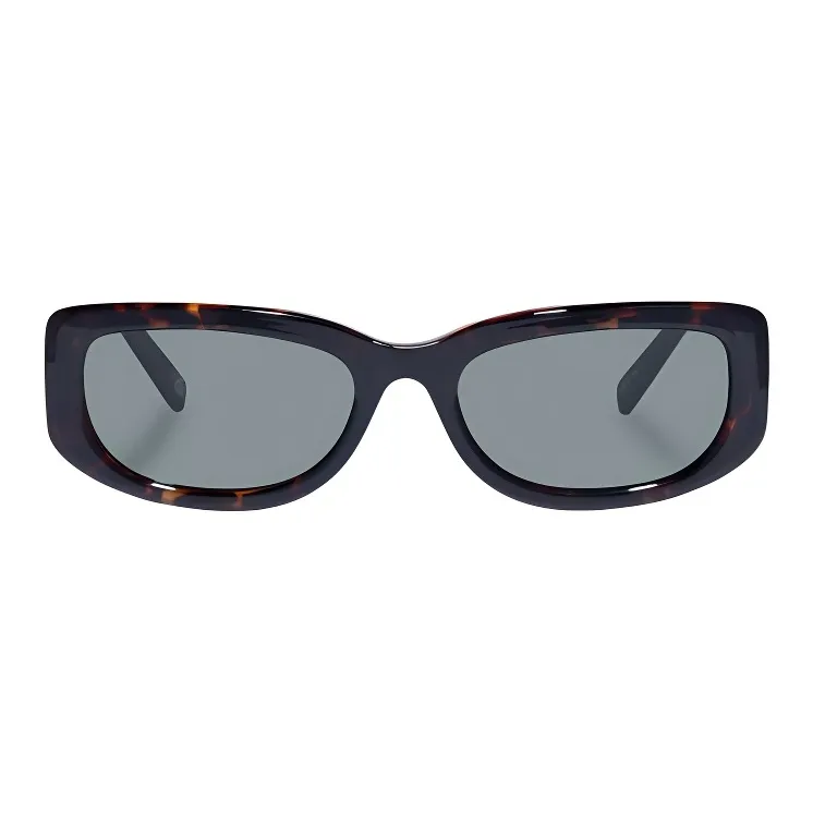 Le Specs Eco friendly PET Irregular Shape Sunglasses Unisex Tortoiseshell-1