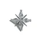 Silver Star Brooch