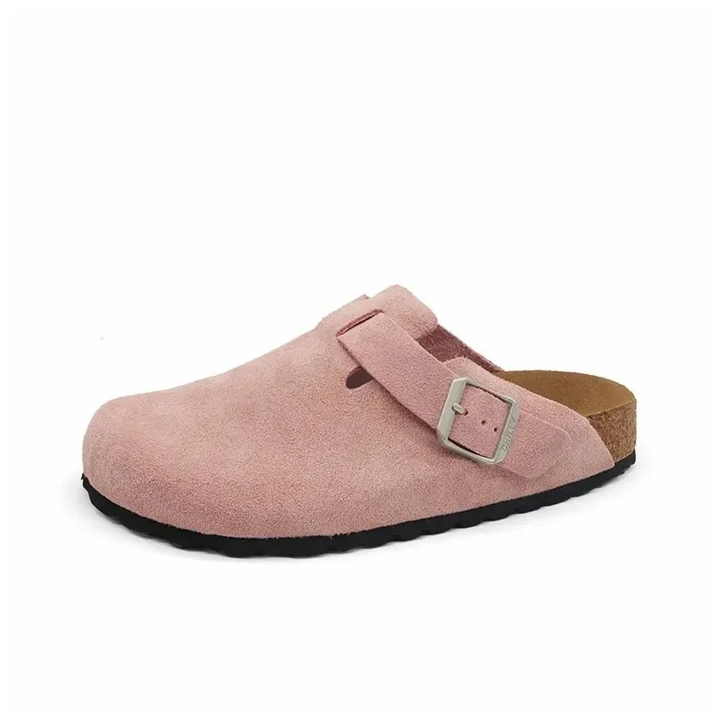 OAOQ Quiet Abrasion Resistant Slip Resistant Closed Toe Slippers Unisex-4