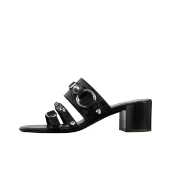 Balenciaga Slide Slippers 5cm Women's Black