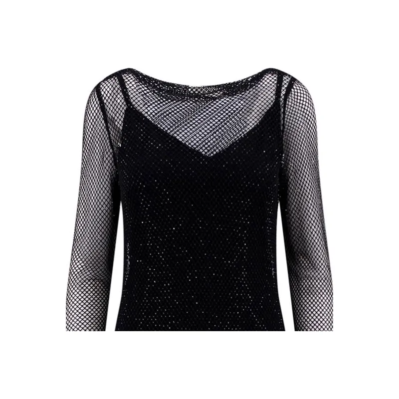 MaxMara Layered Long Sleeved Maxi Dress-3