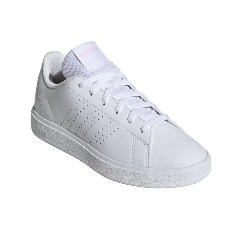 Adidas ADVANTAGE BASE 2.0 Anti Slip Wear Resistant Low Top Skateboard Shoes Women's White-2