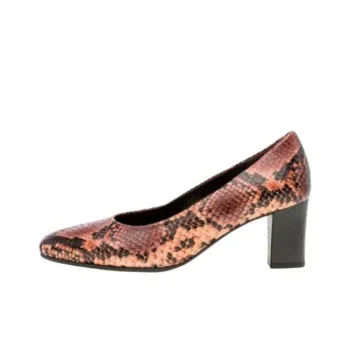 Gabor Enfiler Chunky Heel High Heels Women's Leopard Print
