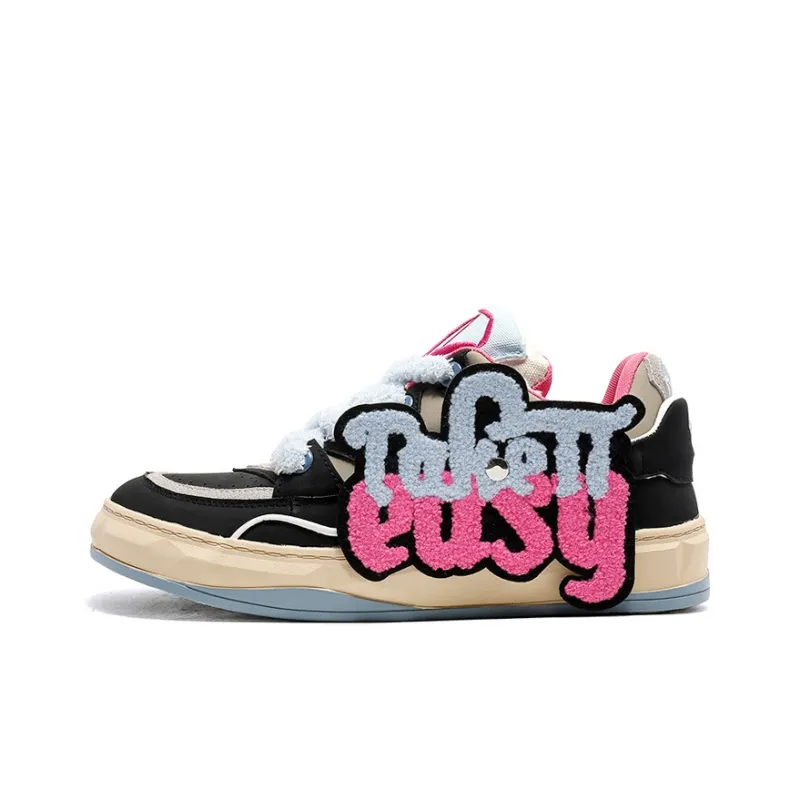 OUBT Niche Couple Trendy Shoes Breathable And Slip Resistant Low Top Skateboard Shoes Unisex-0